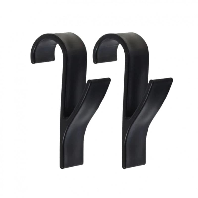 Wieszak, uchwyt, haczyk na grzejnik, prysznic, czarny komplet 2 SZT U16CZZESTAW2